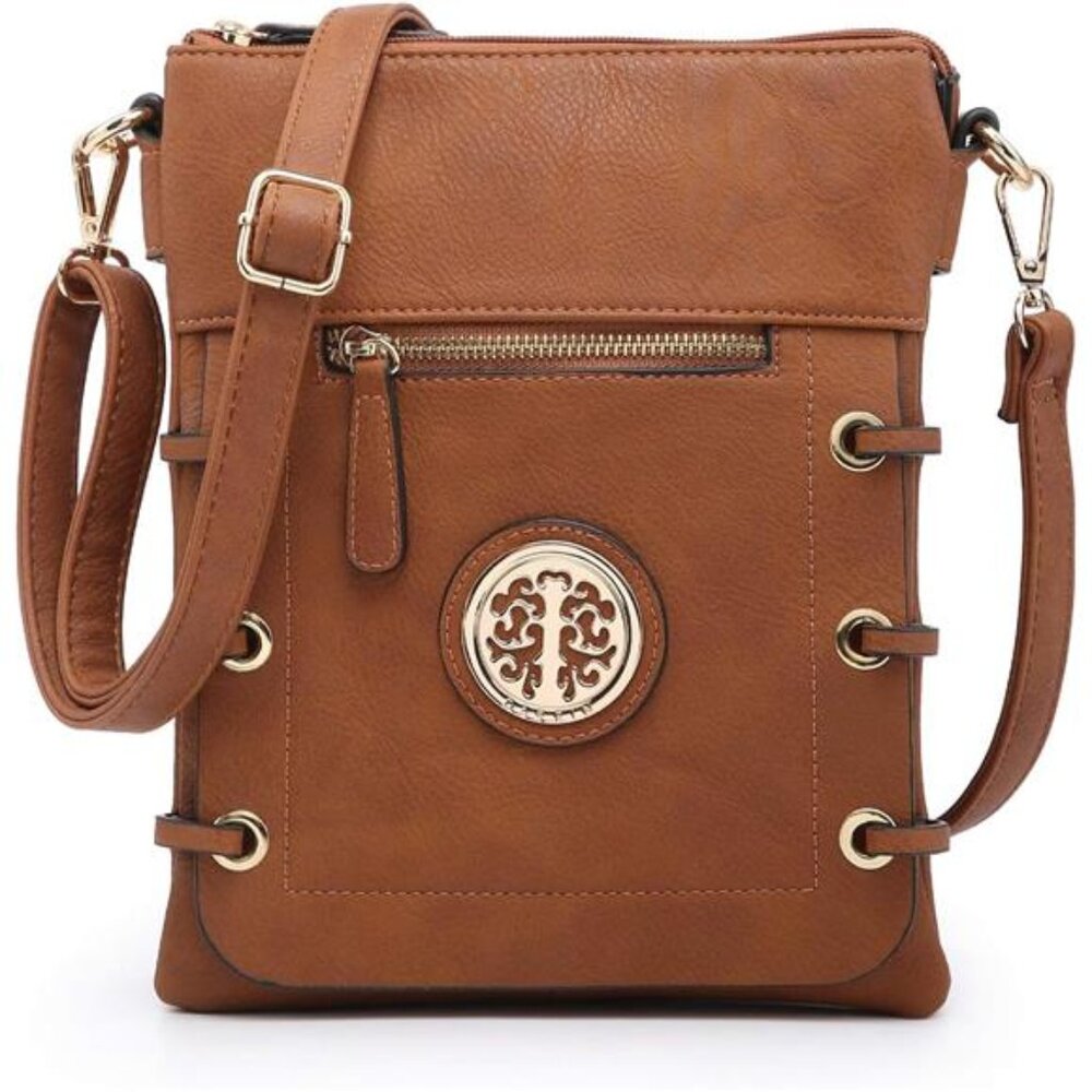 Women Lightweight Shoulder Purse Soft PU Leather Crossbody Bag